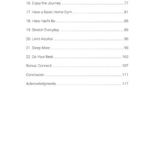 22 Ways Table of Contents 2
